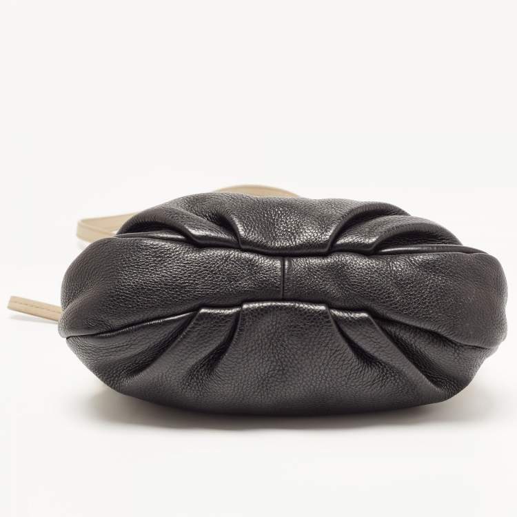 Pre Owned Marc By Marc Jacobs Black/Taupe Leather Classic Q Natasha Crossbody Bag
