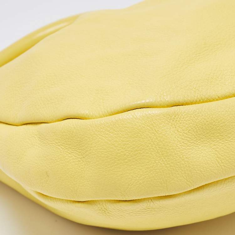 Pre Owned Marc by Marc Jacobs Yellow Leather Classic Q Hillier Hobo