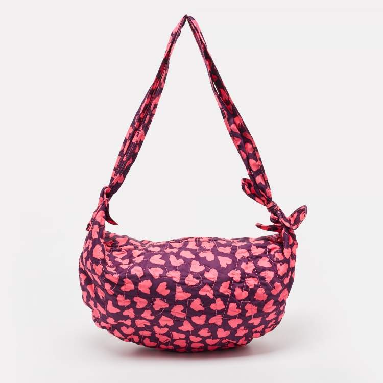 Pre Owned Marc by Marc Jacobs Pink/Purple Pretty Nylon Slingy Hobo