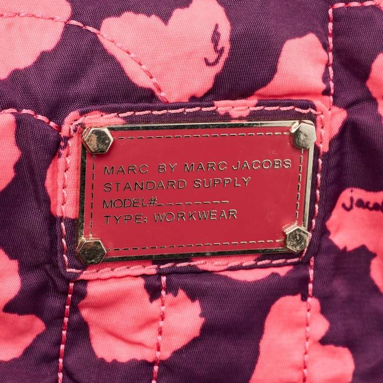 Pre Owned Marc by Marc Jacobs Pink/Purple Pretty Nylon Slingy Hobo