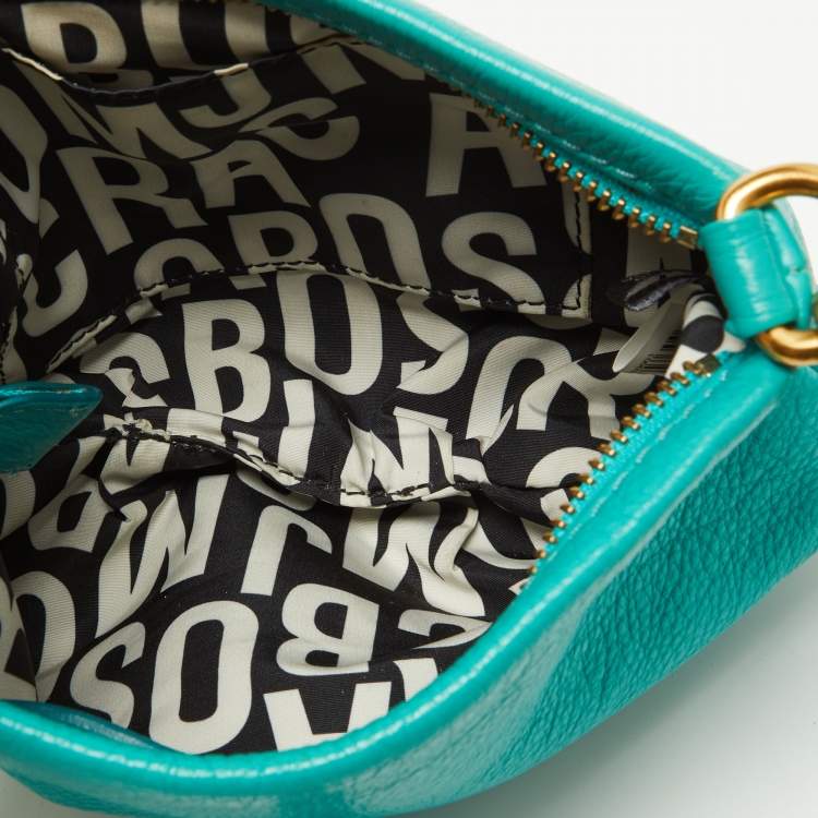 Pre Owned Marc by Marc Jacobs Green Leather Classic Q Percy Crossbody Bag