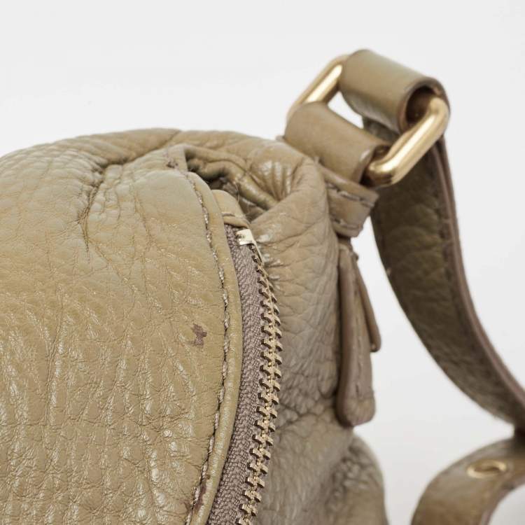 Pre Owned Marc by Marc Jacobs Taupe Leather Classic Q Natasha Crossbody Bag