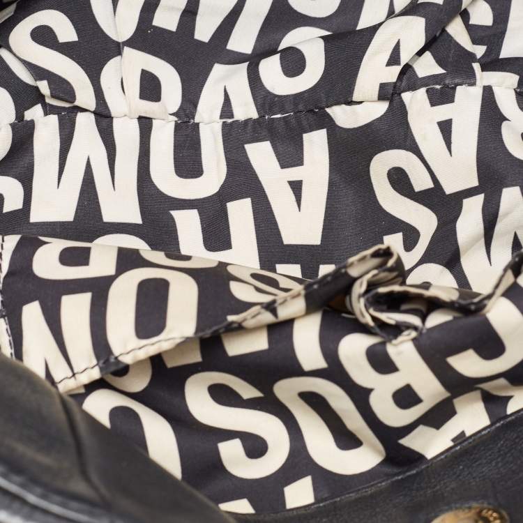 Pre Owned Marc by Marc Jacobs Black Leather Classic Q Francesca Tote