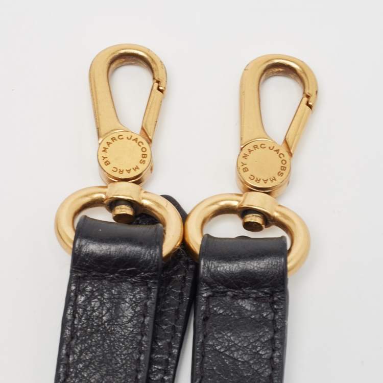 Pre Owned Marc by Marc Jacobs Black Leather Classic Q Francesca Tote