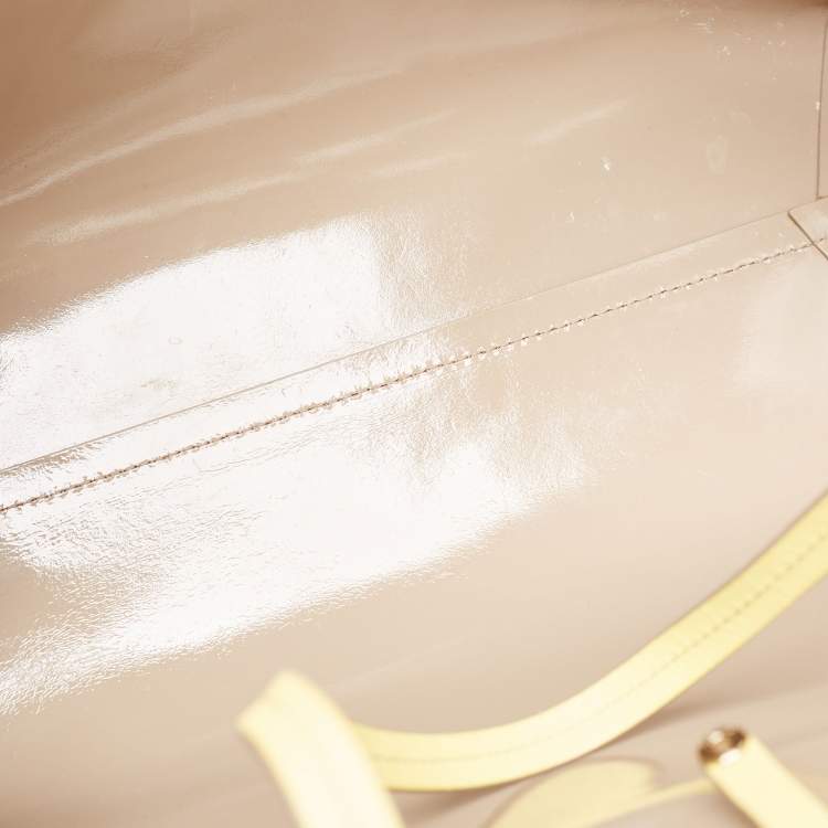Pre Owned Marc by Marc Jacobs Yellow Leather Shopper Tote
