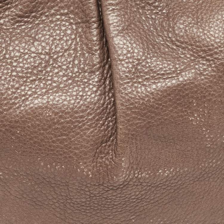 Pre Owned Marc by Marc Jacobs Beige Leather Classic Q Hillier Hobo