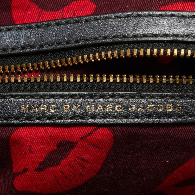 Pre Owned Marc by Marc Jacobs Metallic Grey Leather Hobo