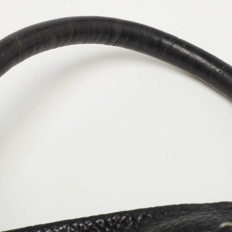 Pre Owned Marc by Marc Jacobs Black Leather Classic Q Hillier Hobo