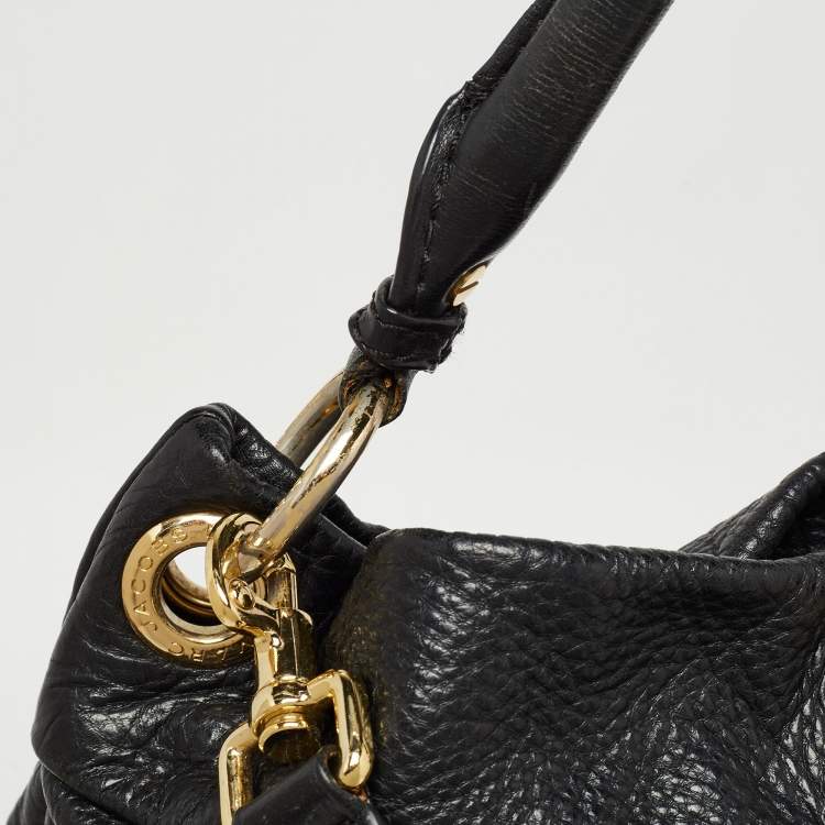 Pre Owned Marc by Marc Jacobs Black Leather Classic Q Hillier Hobo