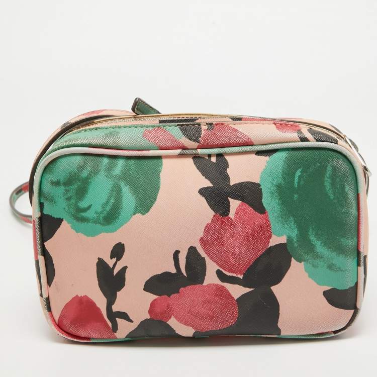 Pre Owned Marc by Marc Jacobs Multicolor Leather Jerrie Rose Sally Crossbody Bag