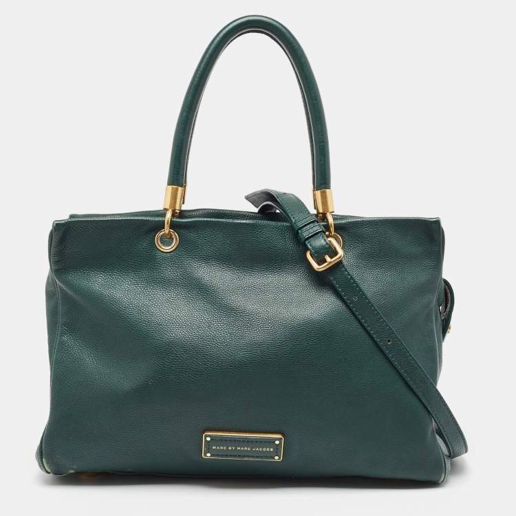 Marc Jacobs The Large Leather Tote Bag - Green