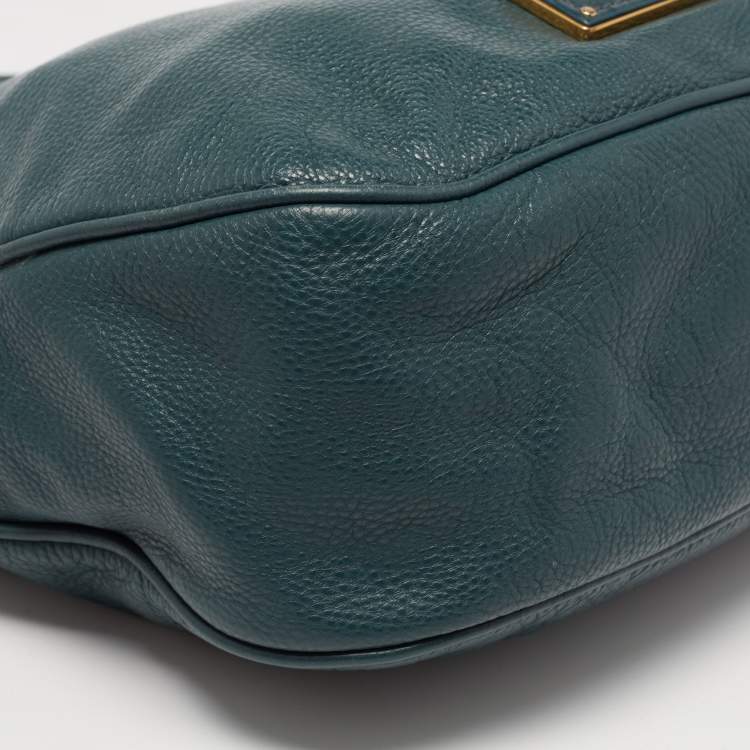 Pre Owned Marc by Marc Jacobs Green Leather Too Hot to Handle Tote