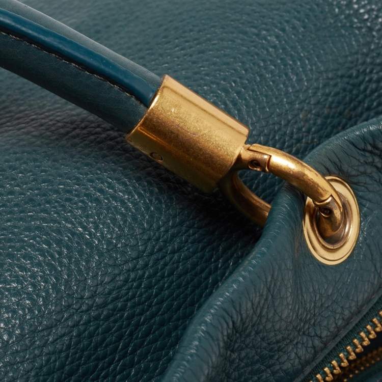 Pre Owned Marc by Marc Jacobs Green Leather Too Hot to Handle Tote