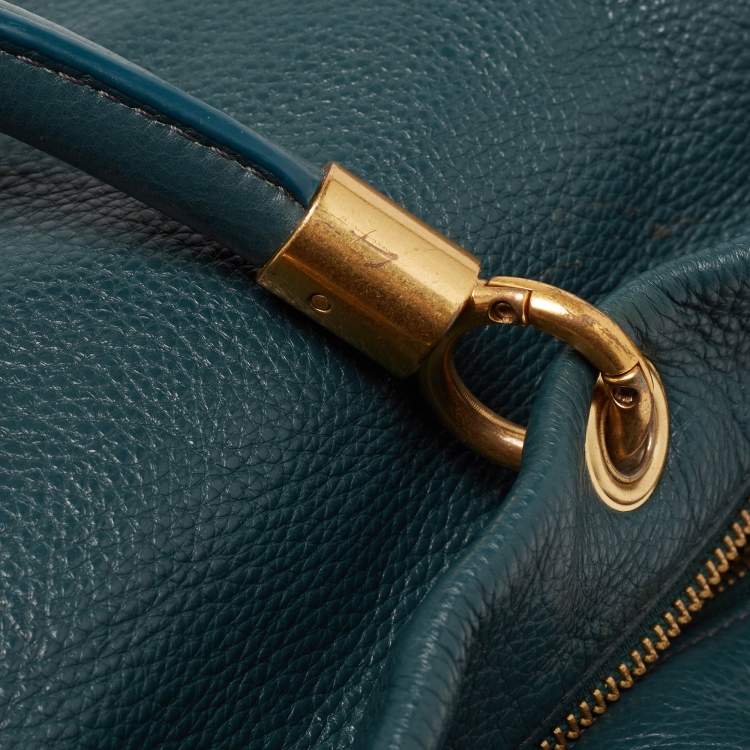 Pre Owned Marc by Marc Jacobs Green Leather Too Hot to Handle Tote