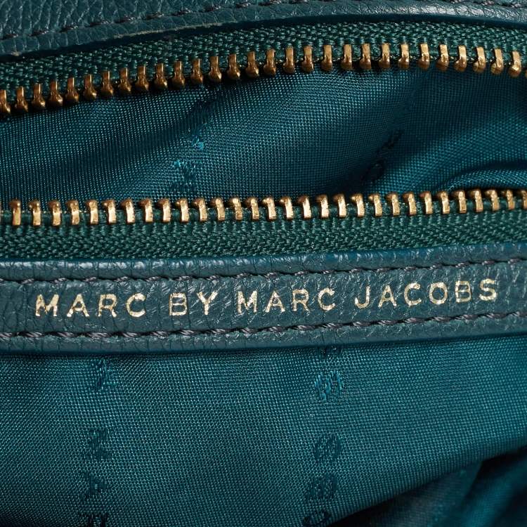 Pre Owned Marc by Marc Jacobs Green Leather Too Hot to Handle Tote