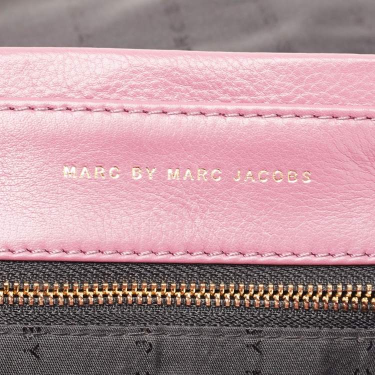Pre Owned Marc by Marc Jacobs Purple Leather Backpack