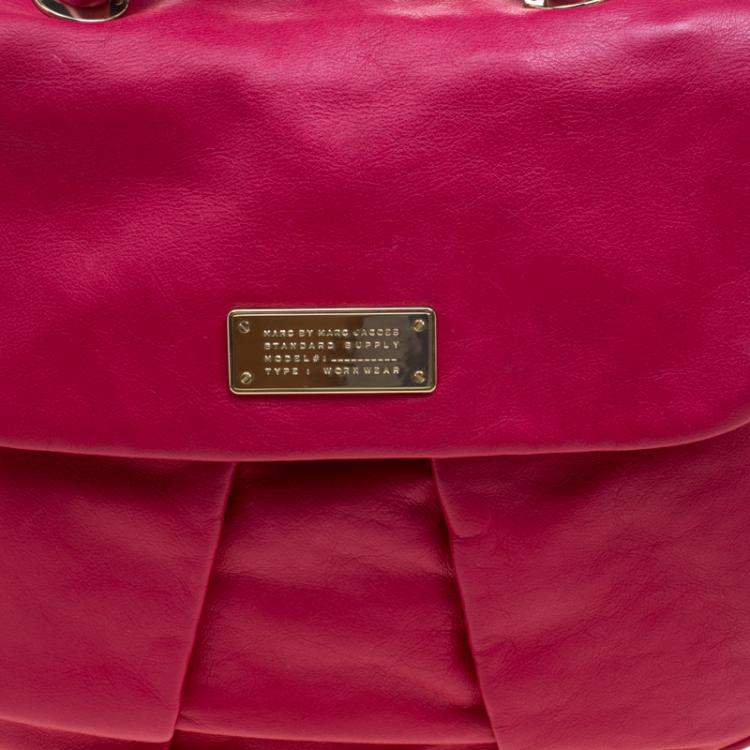 Pre Owned Marc by Marc Jacobs Pink Leather Marchive Backpack