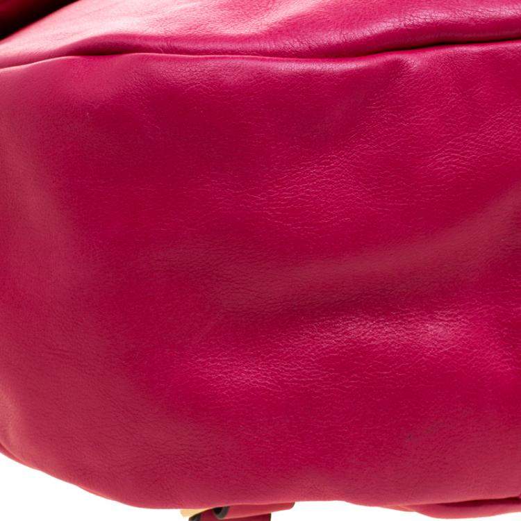 Pre Owned Marc by Marc Jacobs Pink Leather Marchive Backpack