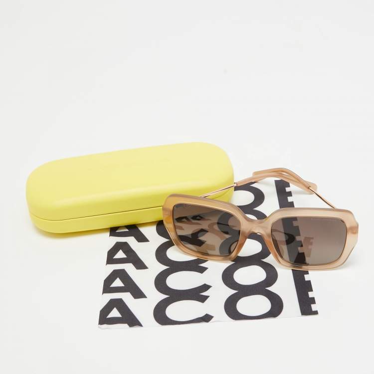 Pre Owned Marc Jacobs Beige Gradient 652/S Square Sunglasses