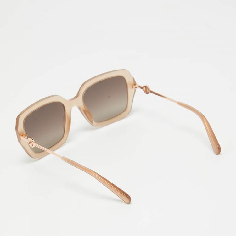 Pre Owned Marc Jacobs Beige Gradient 652/S Square Sunglasses