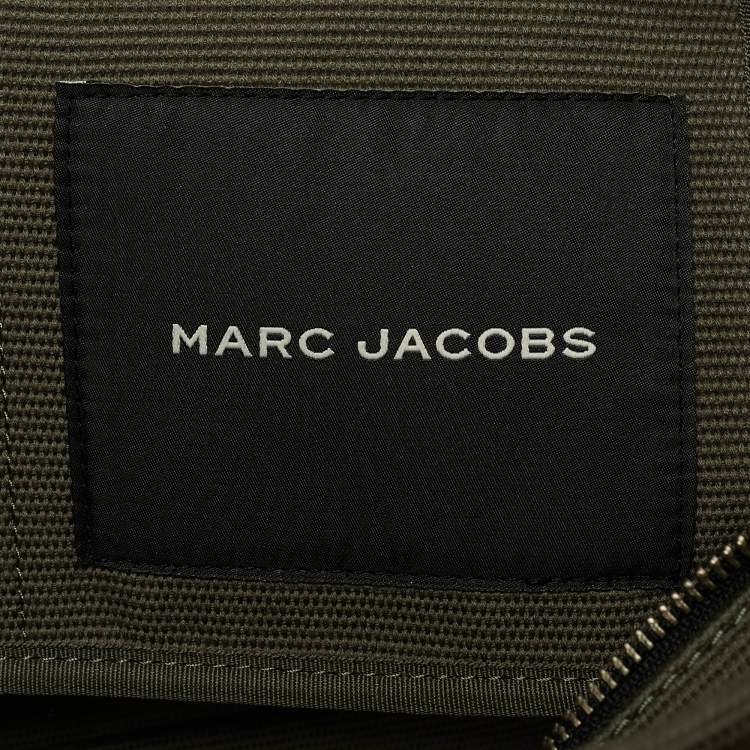 Pre Owned Marc Jacobs Green Canvas Large The Tote Bag