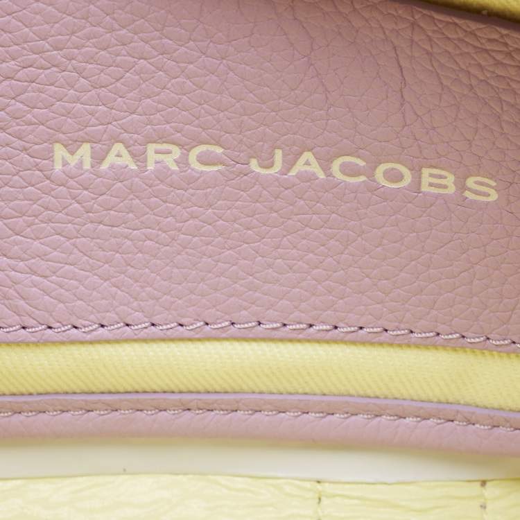 Pre Owned Marc Jacobs Lilac Leather Small The Tote Bag