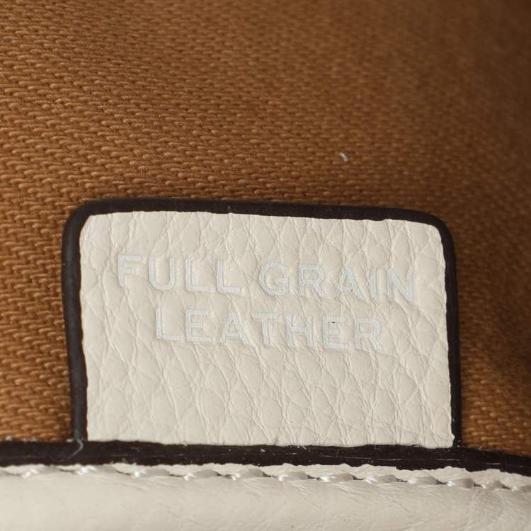 مملوكة مسبقًا Marc Jacobs The Tote Small White Leather Bag