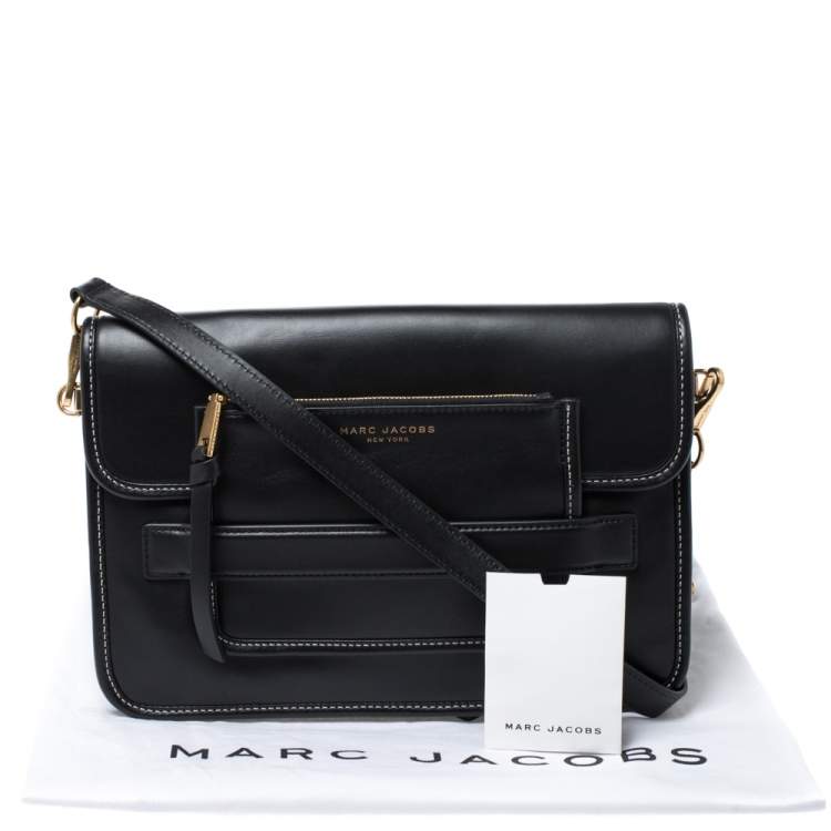 مملوكة مسبقًا Marc Jacobs Black Leather Large Madison Shoulder Bag