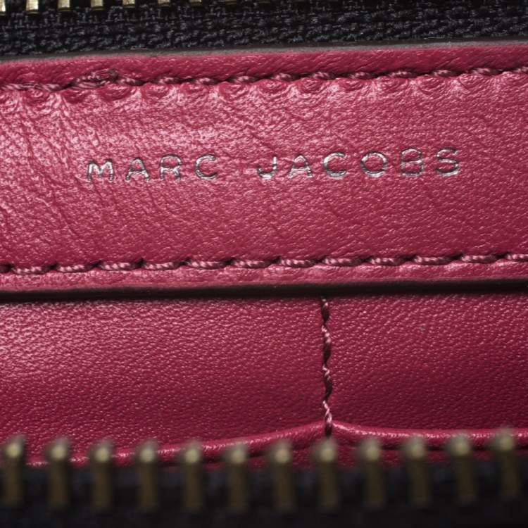 Pre Owned Marc Jacobs Raspberry Leather Small Gotham Crossbody Bag