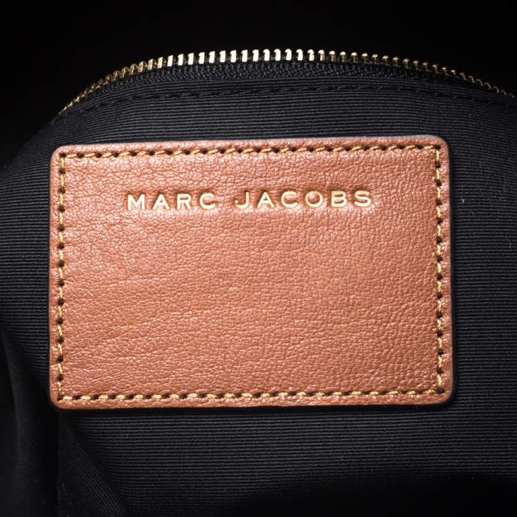 Pre Owned Marc Jacobs Multicolor Denim Patchwork Biker Backpack