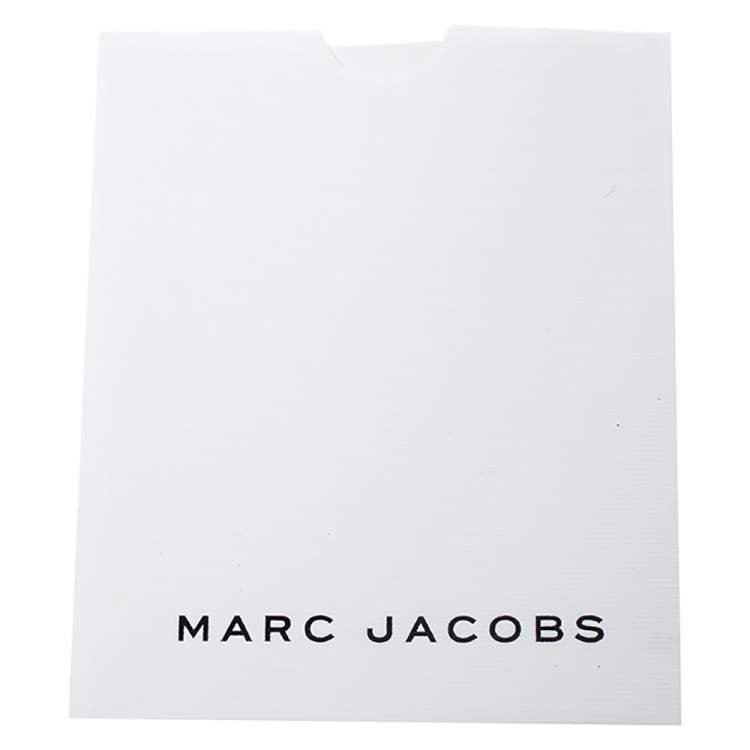 Pre Owned Marc Jacobs Black Leather Zip Around Wallet