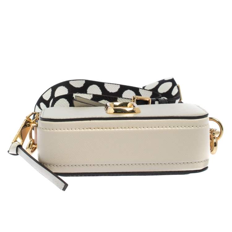 Pre Owned Marc Jacobs Tri Color Leather Snapshot Camera Crossbody Bag