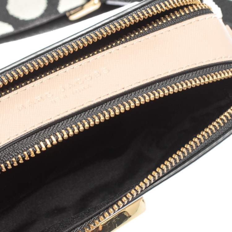 Pre Owned Marc Jacobs Tri Color Leather Snapshot Camera Crossbody Bag
