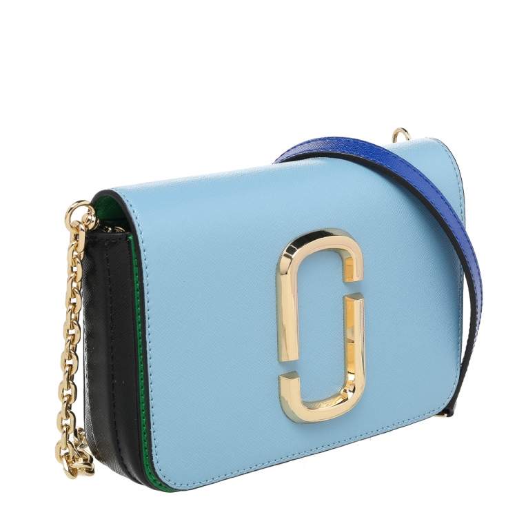Pre Owned Marc Jacobs Multicolor Leather Hip Shot Convertible Belt Bag 