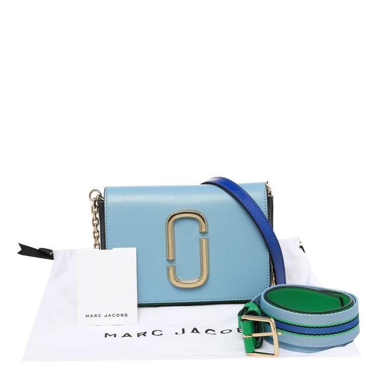 Pre Owned Marc Jacobs Multicolor Leather Hip Shot Convertible Belt Bag 