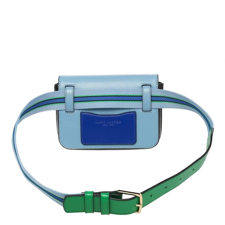 Pre Owned Marc Jacobs Multicolor Leather Hip Shot Convertible Belt Bag 