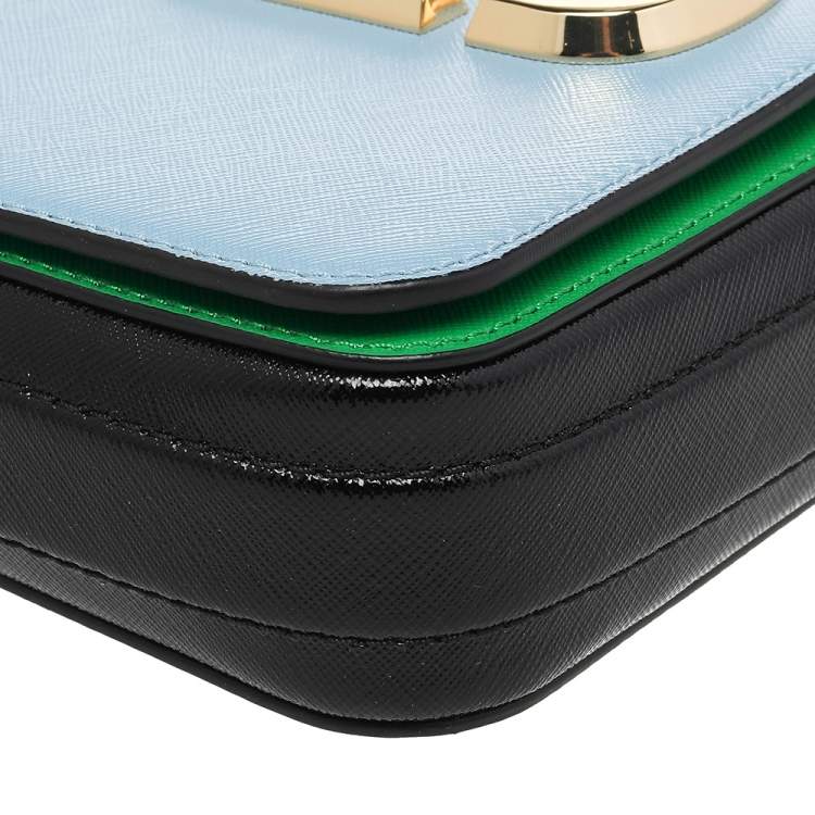 Pre Owned Marc Jacobs Multicolor Leather Hip Shot Convertible Belt Bag 