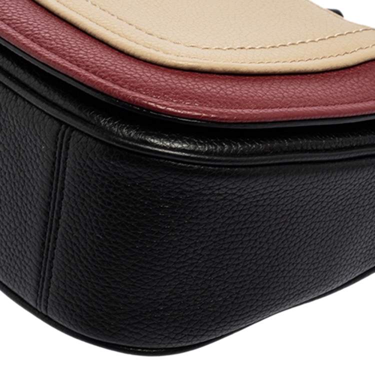 Pre Owned Marc Jacobs Multicolor Leather Empire City Saddle Crossbody Bag