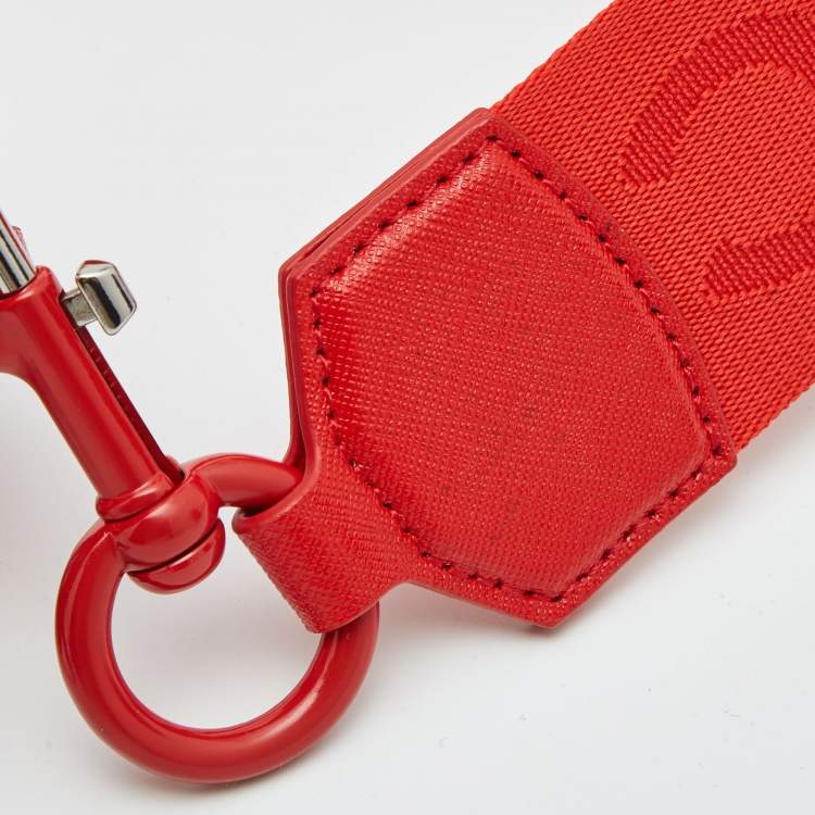 Pre Owned Marc Jacobs Red Glossy Leather Snapshot Camera Crossbody Bag