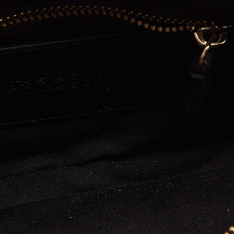 Pre Owned Marc Jacobs Black Leather The Box 20 Top Handle Bag