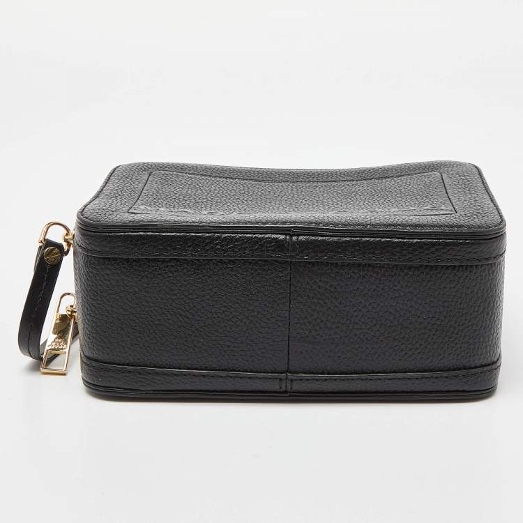 Pre Owned Marc Jacobs Black Leather The Box 20 Top Handle Bag