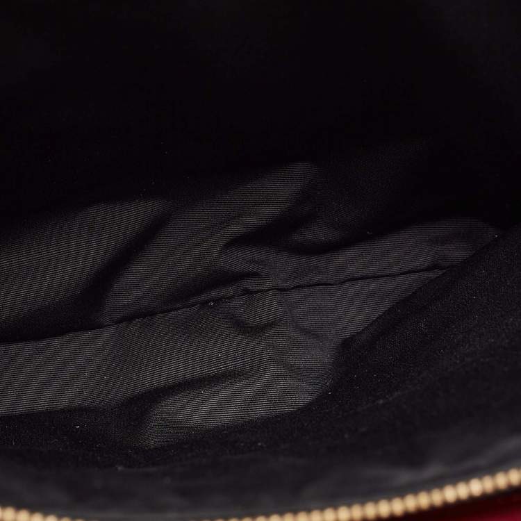 Pre Owned Marc Jacobs Burgundy Leather Work Tote
