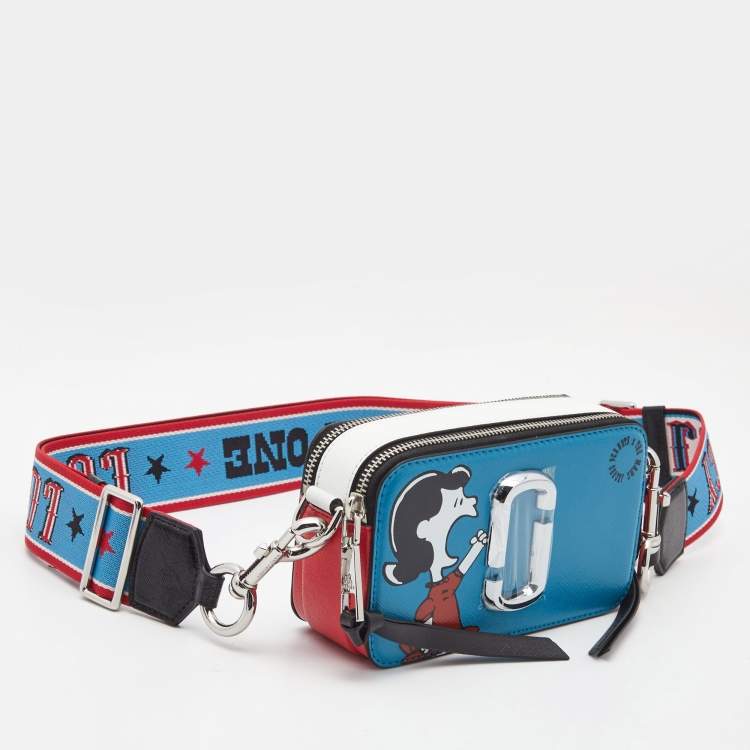 Pre Owned Marc Jacobs x Peanuts Multicolor Leather Snapshot Snoopy Camera Bag