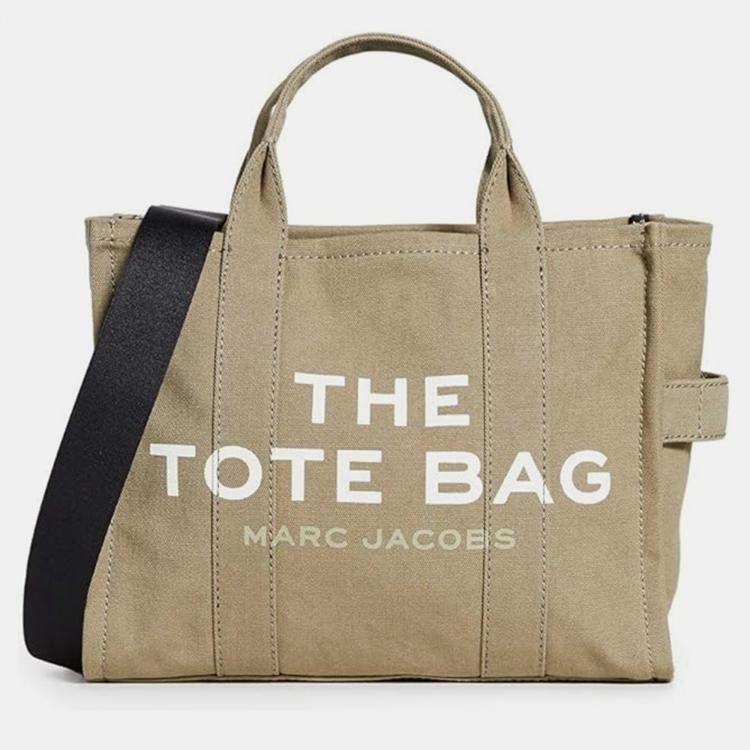 Marc Jacobs Slate Green Cotton Tote Marc Jacobs | The Luxury Closet