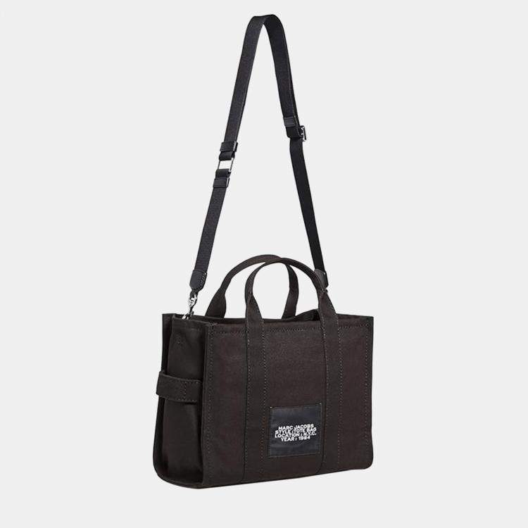 Pre Owned Marc Jacobs Black Cotton Tote