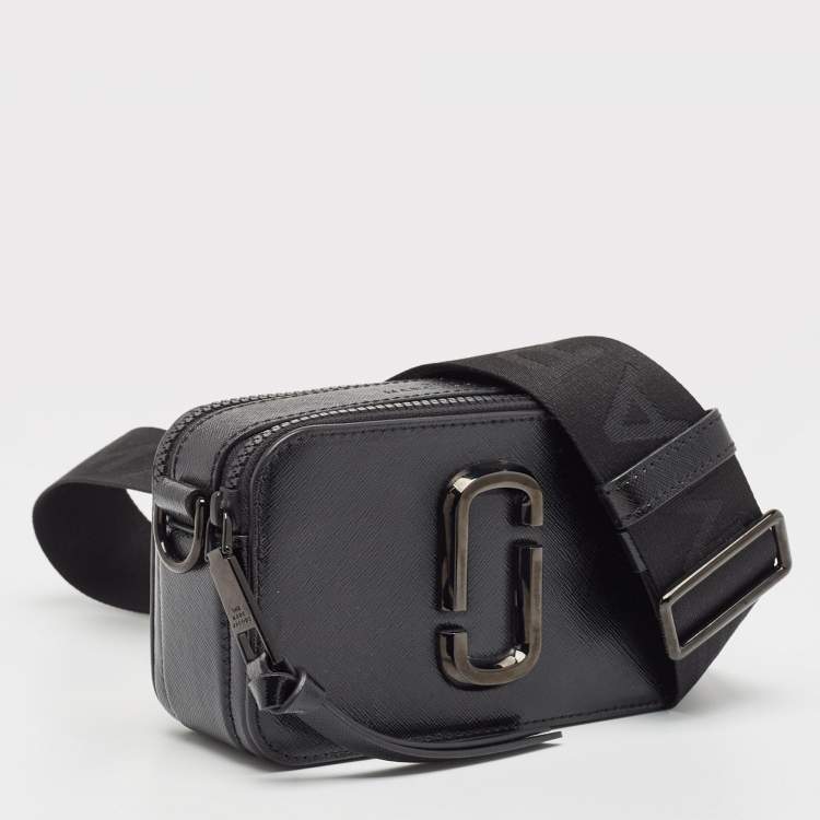 Pre Owned Marc Jacobs Black Patent Leather Snapshot Camera Crossbody Bag
