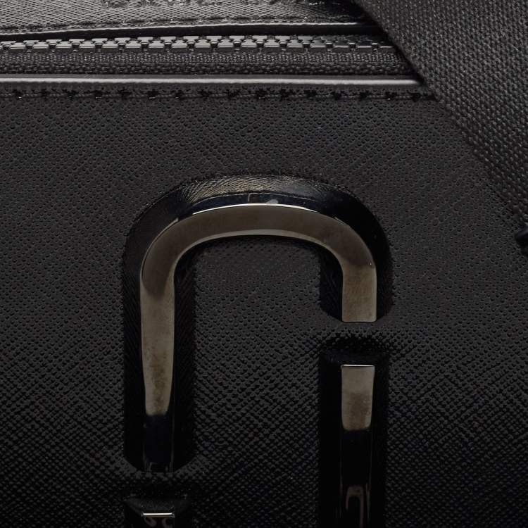 Pre Owned Marc Jacobs Black Patent Leather Snapshot Camera Crossbody Bag