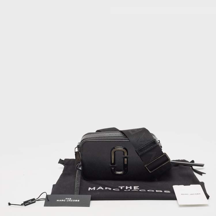 Pre Owned Marc Jacobs Black Patent Leather Snapshot Camera Crossbody Bag