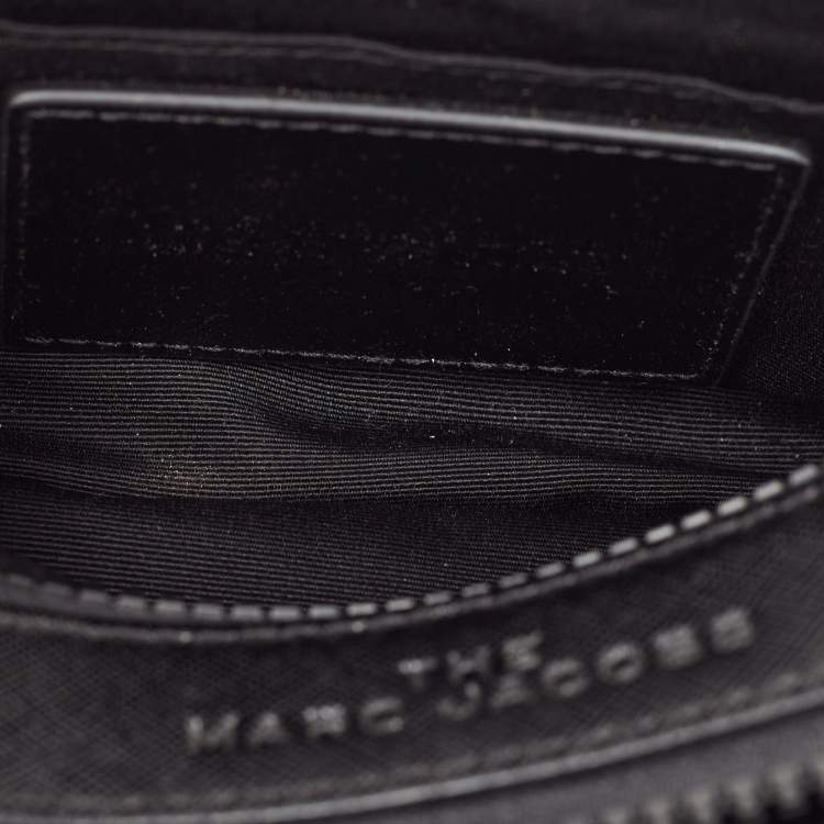 Pre Owned Marc Jacobs Black Patent Leather Snapshot Camera Crossbody Bag