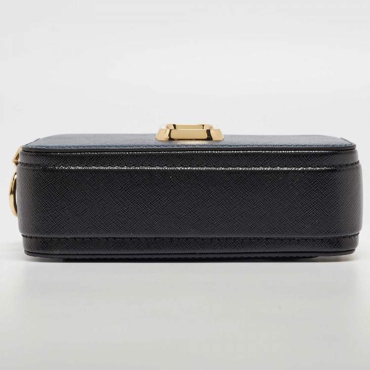 Pre Owned Marc Jacobs Tri Color Leather Snapshot Camera Crossbody Bag